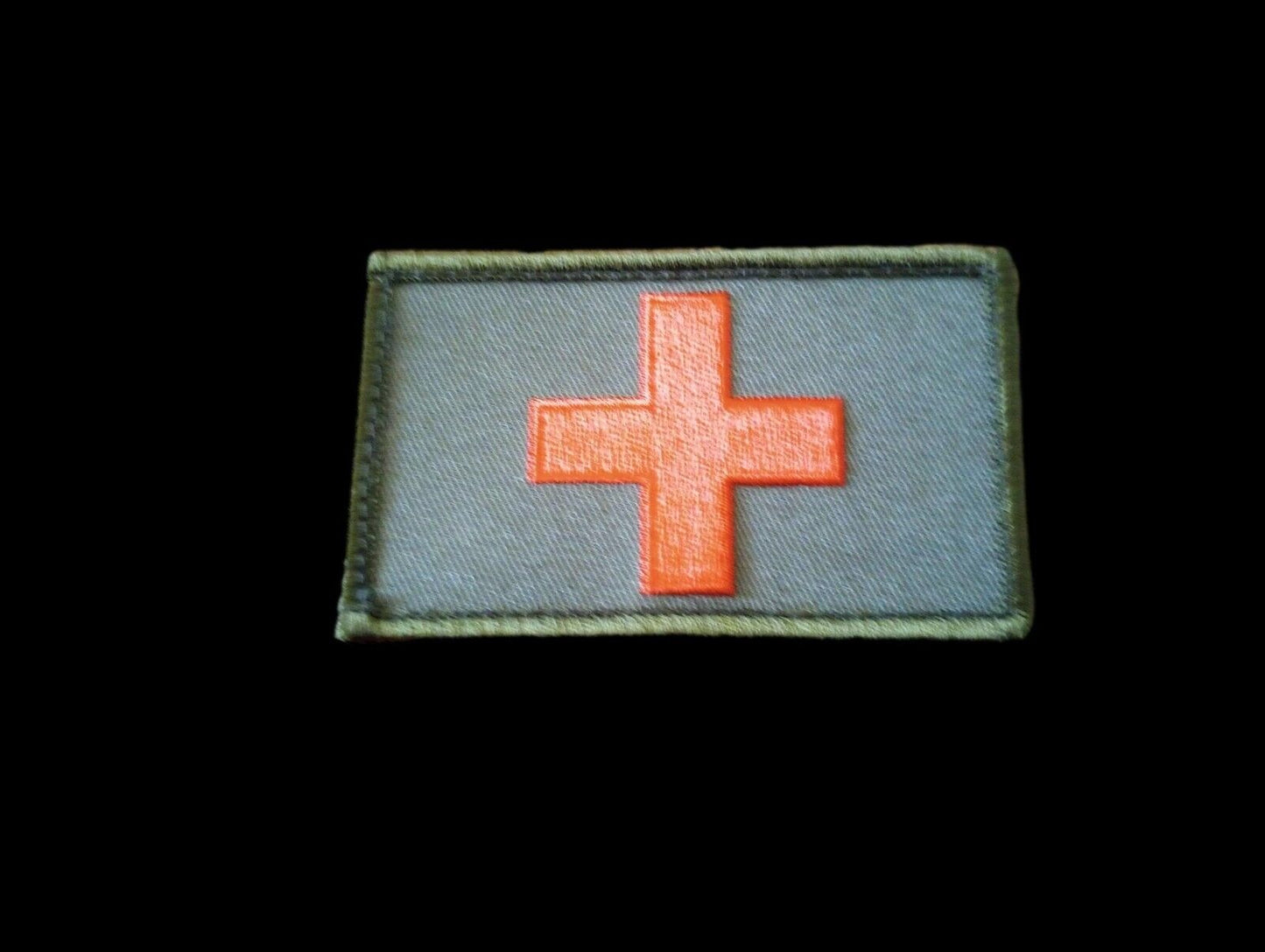 MEDIC RED CROSS MILITARY HAT OD GREEN MASH BASEBALL CAP H&L PATCH