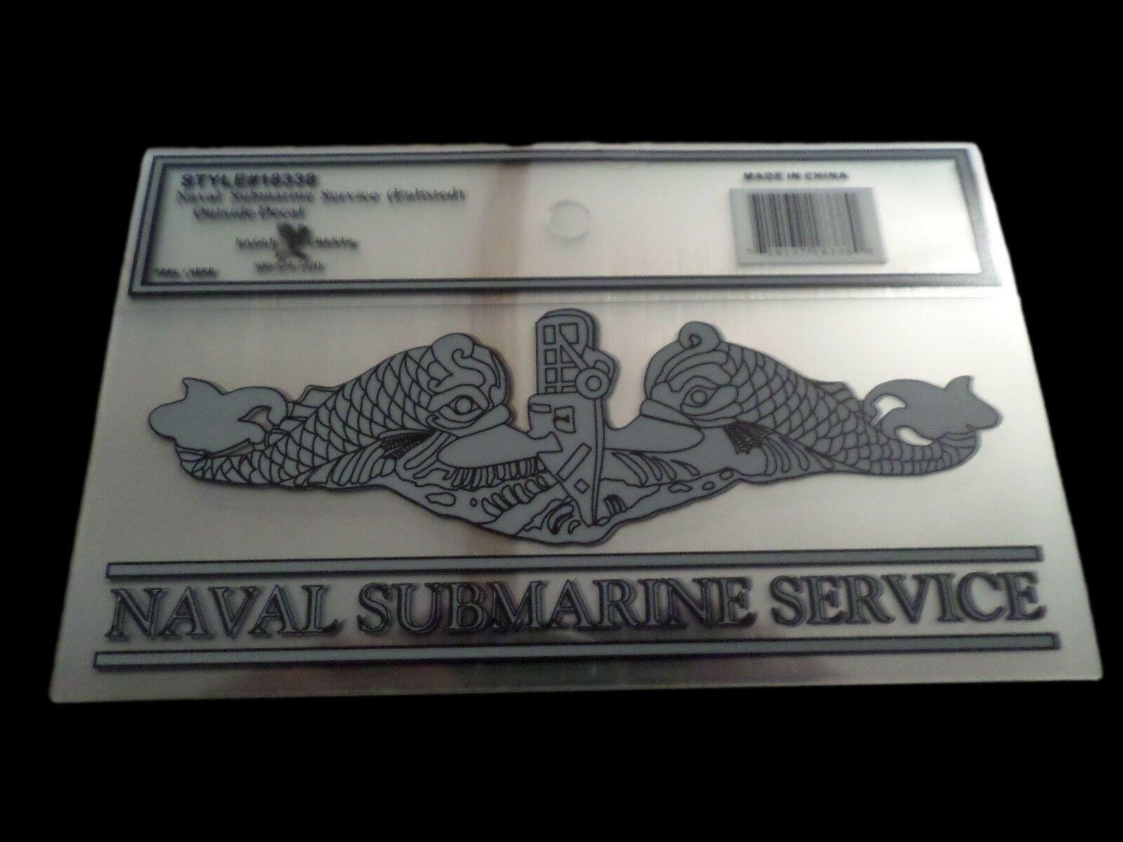 U.S MILITARY NAVY NAVAL SUBMARINE SERVICE WINDOW DECAL STICKER – Clay's ...