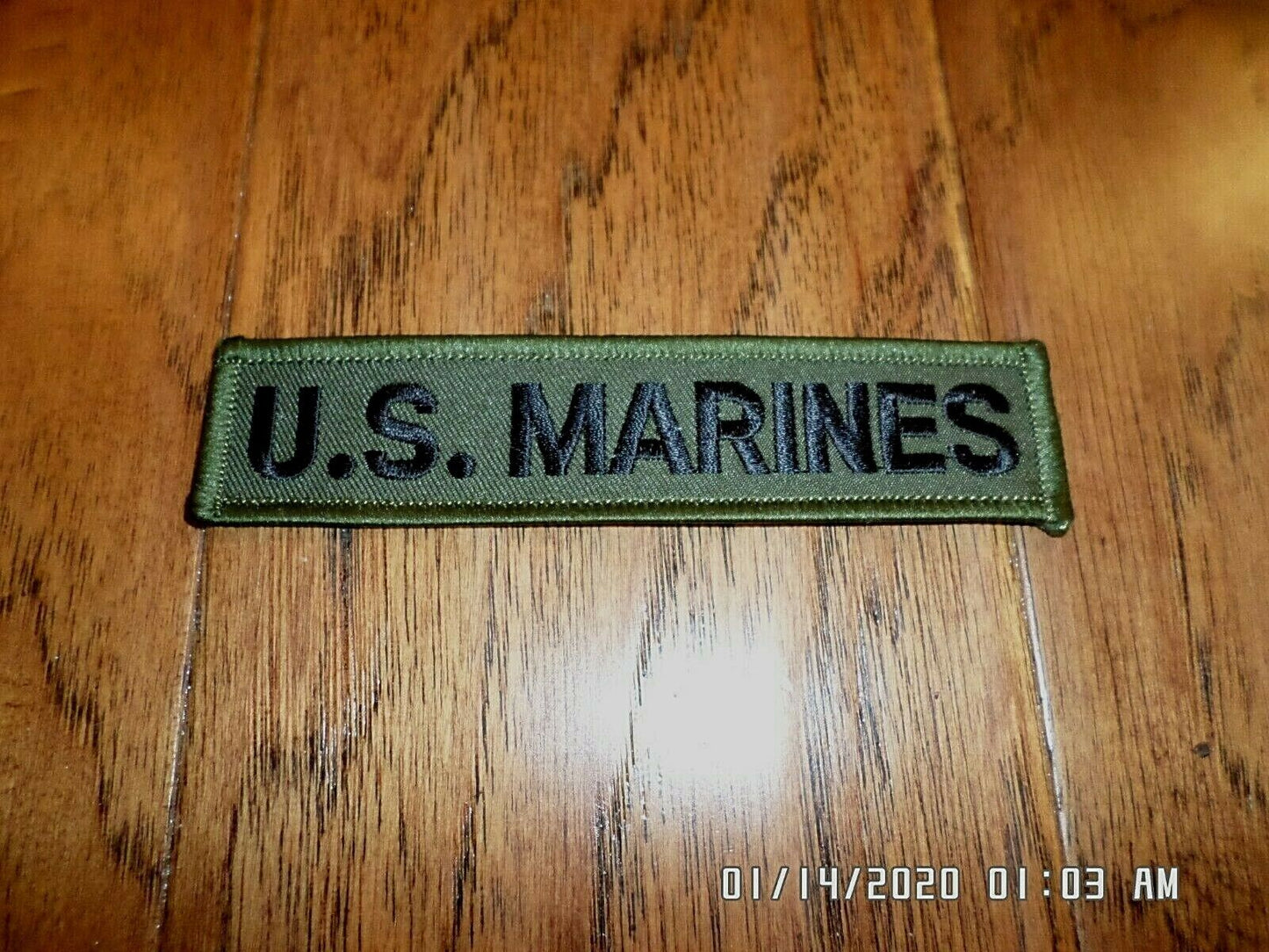 U.S Marines Uniform Tape Patch Name Tag Chest Breast Tab Embroidered Insignia