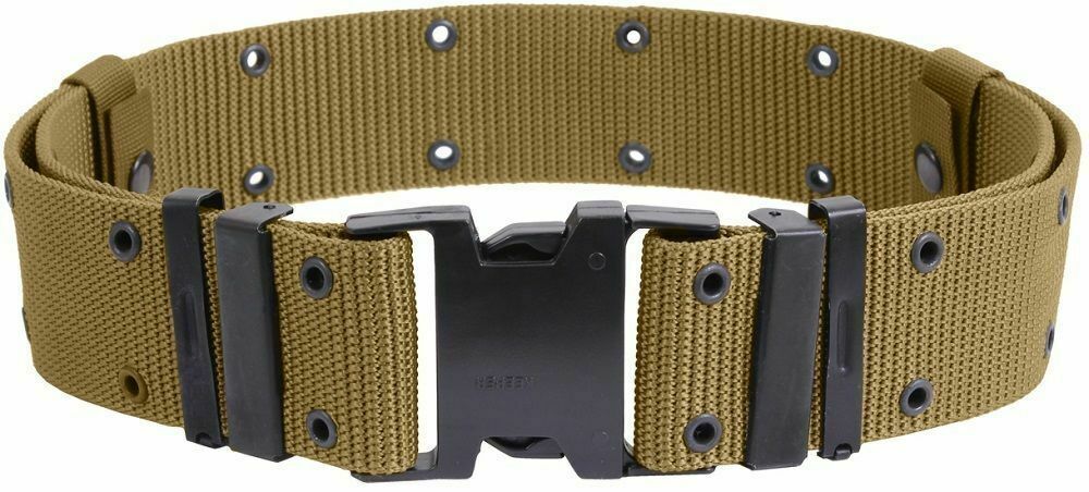 Military style combat tactical pistol belt quick release buckle X- large nylon