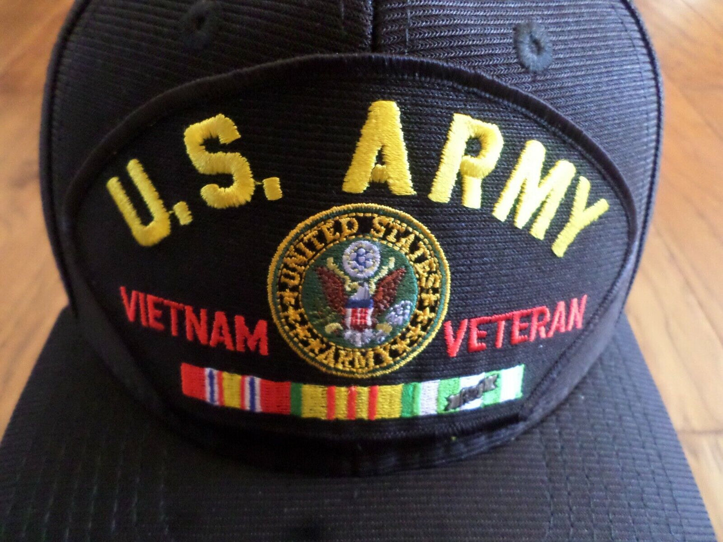 U.S MILITARY ARMY VIETNAM VETERAN HAT OFFICIAL ARMY BALL CAP U.S.A. MADE