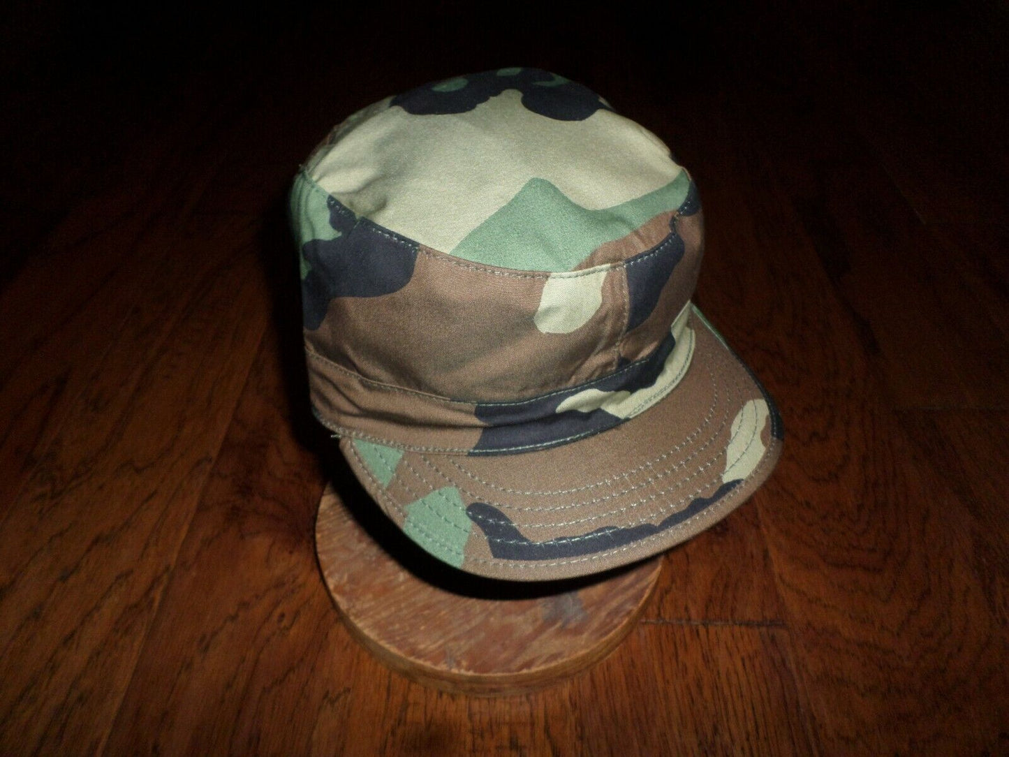 Military Army Style Woodland Camouflage Combat Hat 100% Cotton BDU Cap New