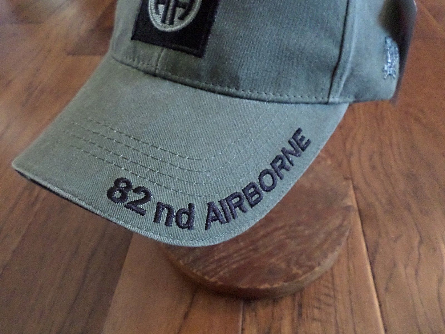 ARMY 82nd AIRBORNE HAT EMBROIDERED MILITARY BALL CAP STONE WASHED OD GREEN