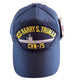 USS HARRY S TRUMAN CVN-75 NAVY SHIP HAT U.S MILITARY OFFICIAL BALL CAP USA MADE