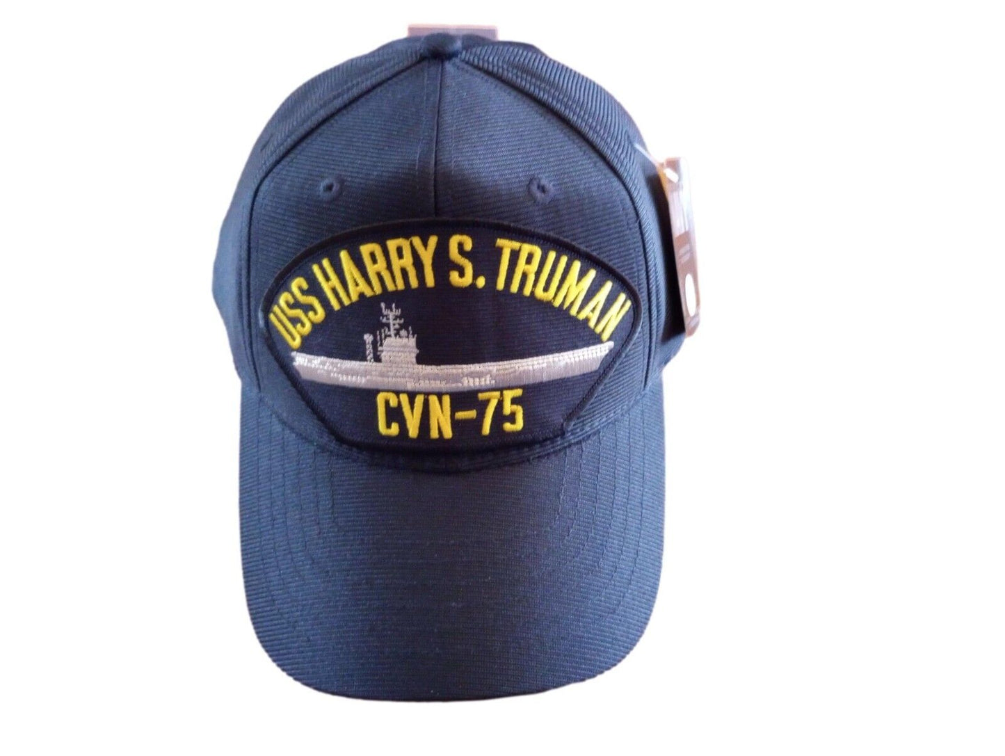 USS HARRY S TRUMAN CVN-75 NAVY SHIP HAT U.S MILITARY OFFICIAL BALL CAP USA MADE