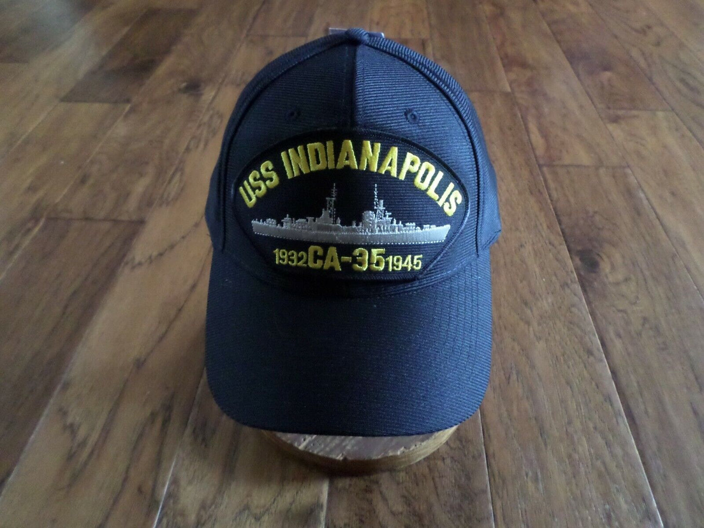 USS INDIANAPOLIS CA-35 1932-1945 U.S NAVY SHIP HAT OFFICIAL MILITARY BALL CAP