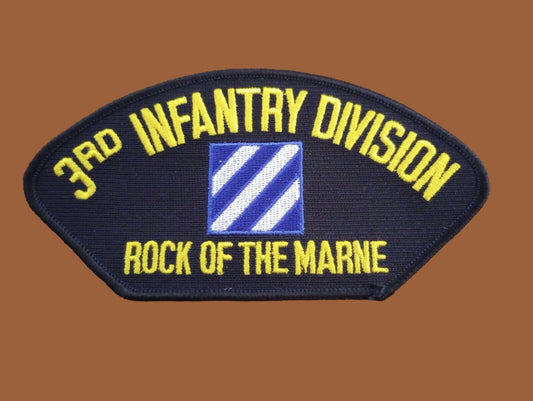 U.S MILITARY ARMY 3rd INFANTRY HAT PATCH ROCK OF THE MARNE