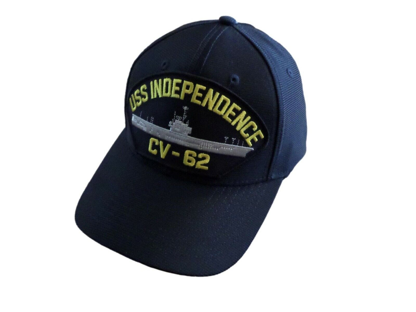 USS INDEPENDENCE CV-62 NAVY SHIP HAT U.S MILITARY OFFICIAL BALL CAP U.S.A MADE