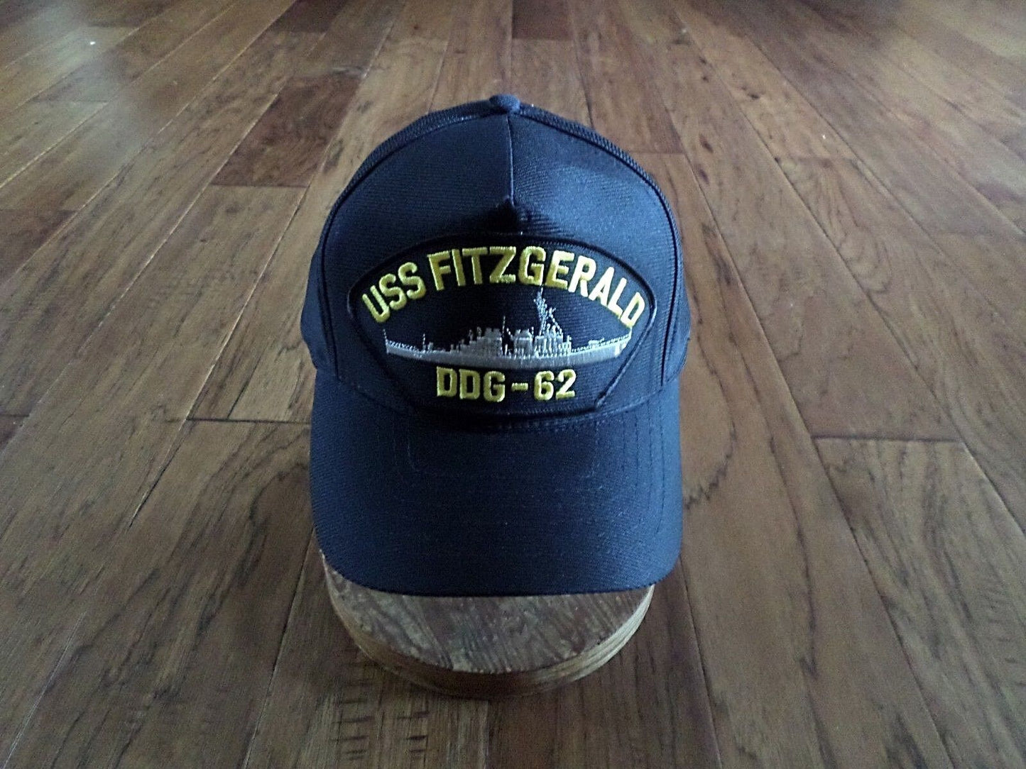 USS FITZGERALD DDG-62 NAVY SHIP HAT U.S MILITARY OFFICIAL BALL CAP U.S.A MADE