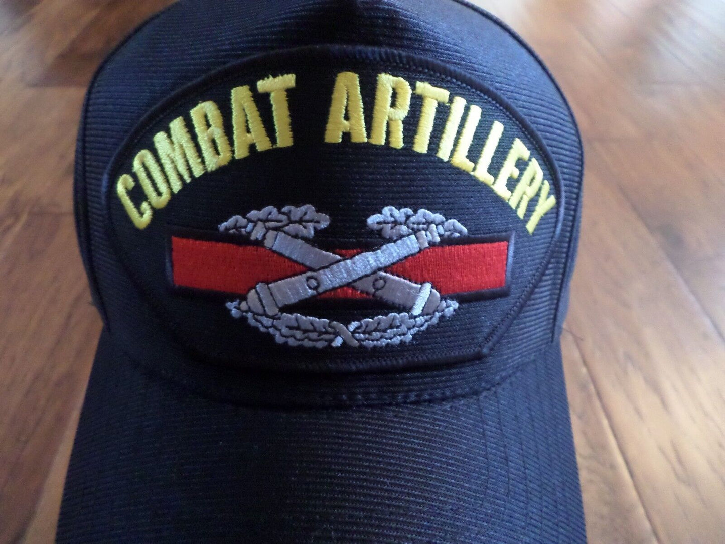 U.S ARMY COMBAT ARTILLERY HAT U.S MILITARY OFFICIAL BALL CAP U.S.A MADE