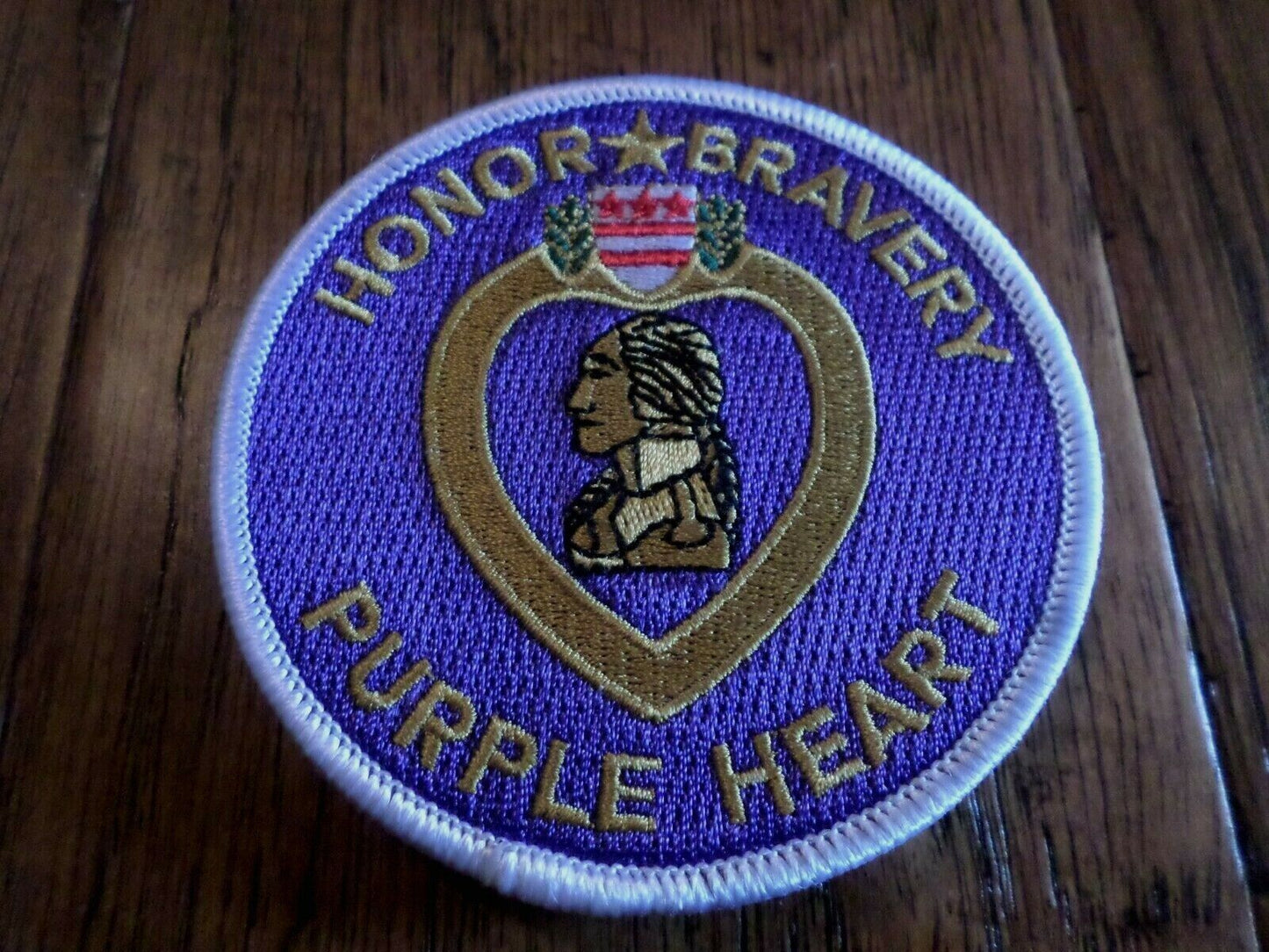 U.S MILITARY PURPLE HEART EMBROIDERED PATCH UNITED STATES ARMED FORCES