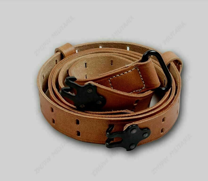 WWII M1 GARAND LEATHER RIFLE SLING M1907 NEW HEAVY DUTY TOP GRADE LEATHER