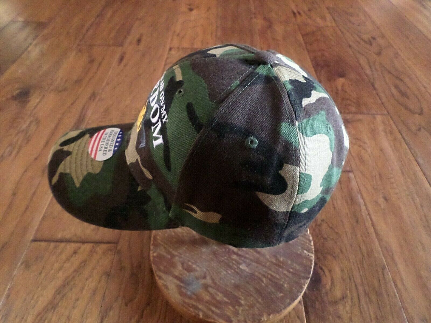 2nd AMENDMENT HAT DON'T TREAD ON MY FREEDOM CAP EMBROIDERED CAMOUFLAGE