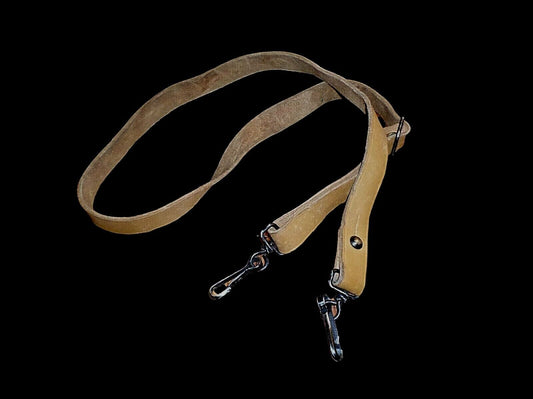 FRENCH MILITARY MAT BROWN LEATHER RIFLE SLING ARMY MAS RIFLE 49 & 49/54 GENUINE