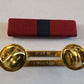 MARINE CORPS GOOD CONDUCT RIBBON WITH BRASS RIBBON HOLDER U.S MILITARY VETERAN