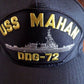 USS MAHAN DDG-72 U.S NAVY SHIP HAT OFFICIAL MILITARY BALL CAP U.S MADE