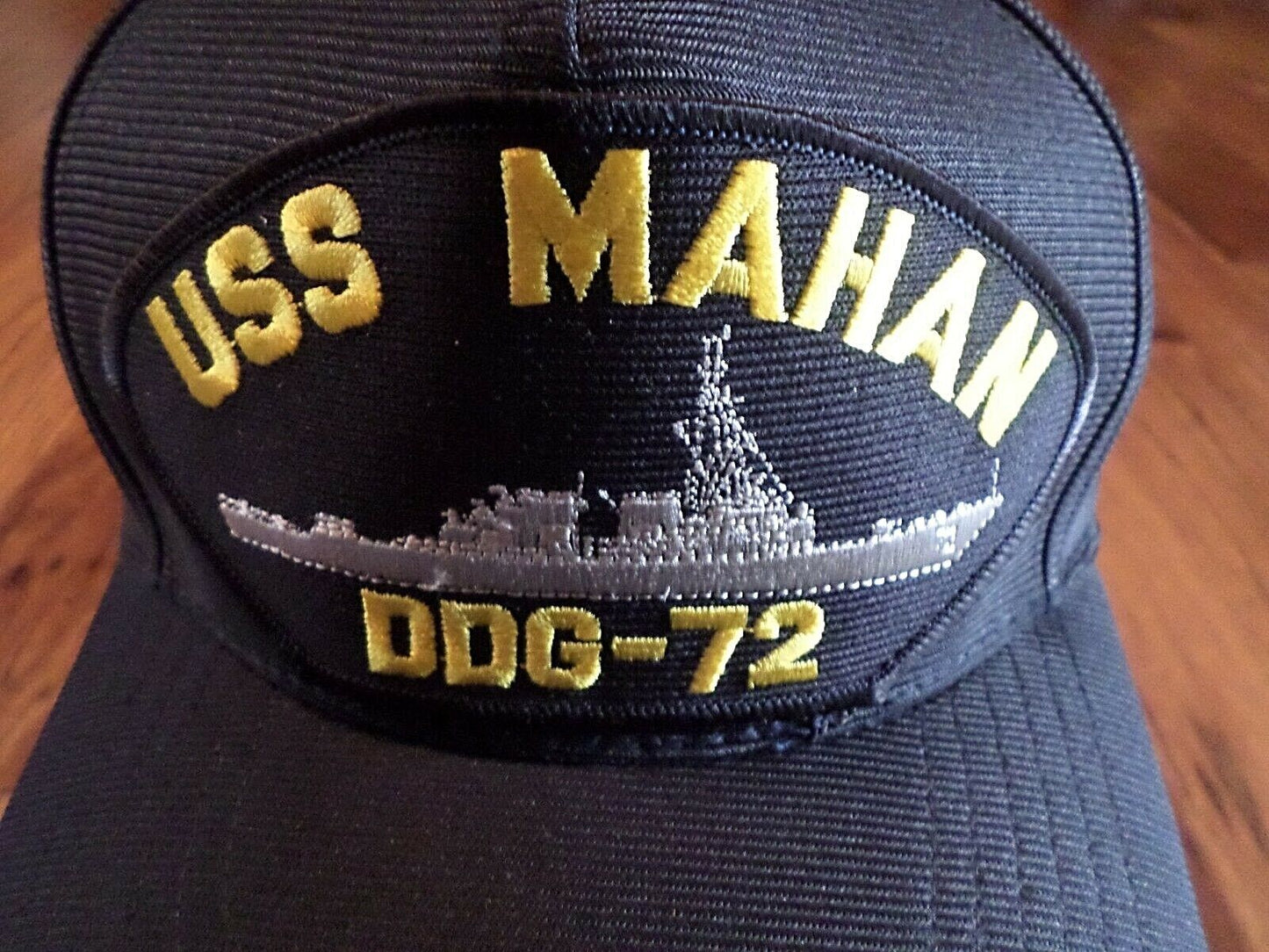 USS MAHAN DDG-72 U.S NAVY SHIP HAT OFFICIAL MILITARY BALL CAP U.S MADE