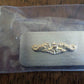 U.S MILITARY NAVY GOLD OFFICERS SUBMARINE METAL MONEY CLIP U.S.A MADE NEW