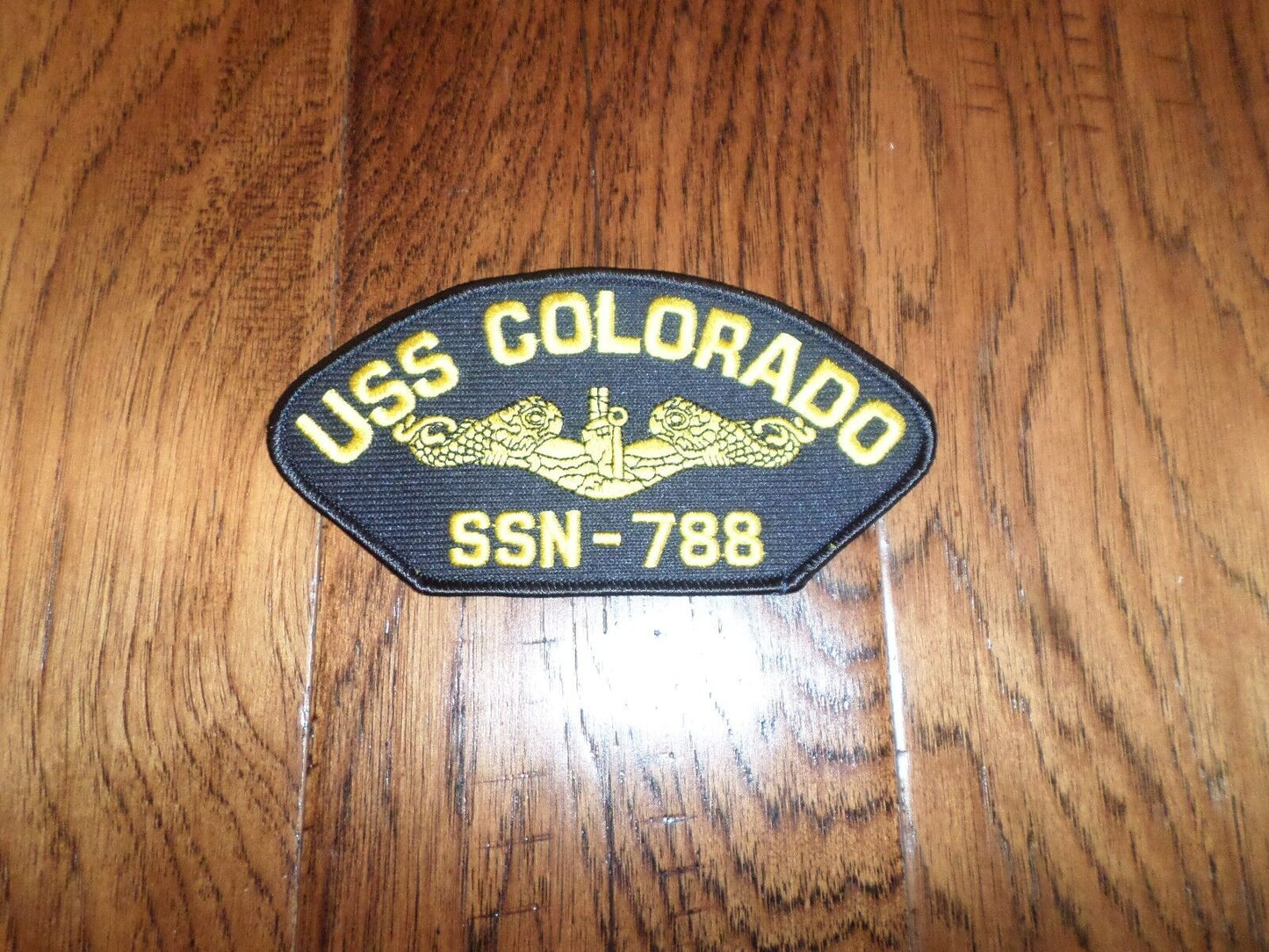 U.S NAVY USS COLORADO SSN-788 SUBMARINE HAT PATCH U.S.A MADE