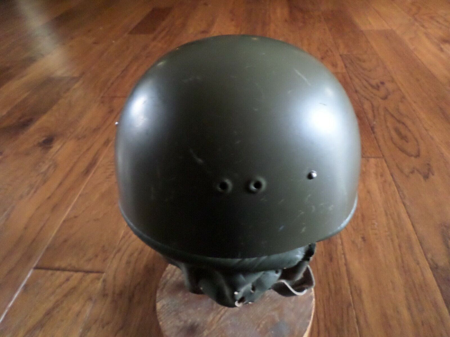 EAST GERMAN PARATROOPER HELMET WITH LINER CHIN STRAP COLD WAR ERA