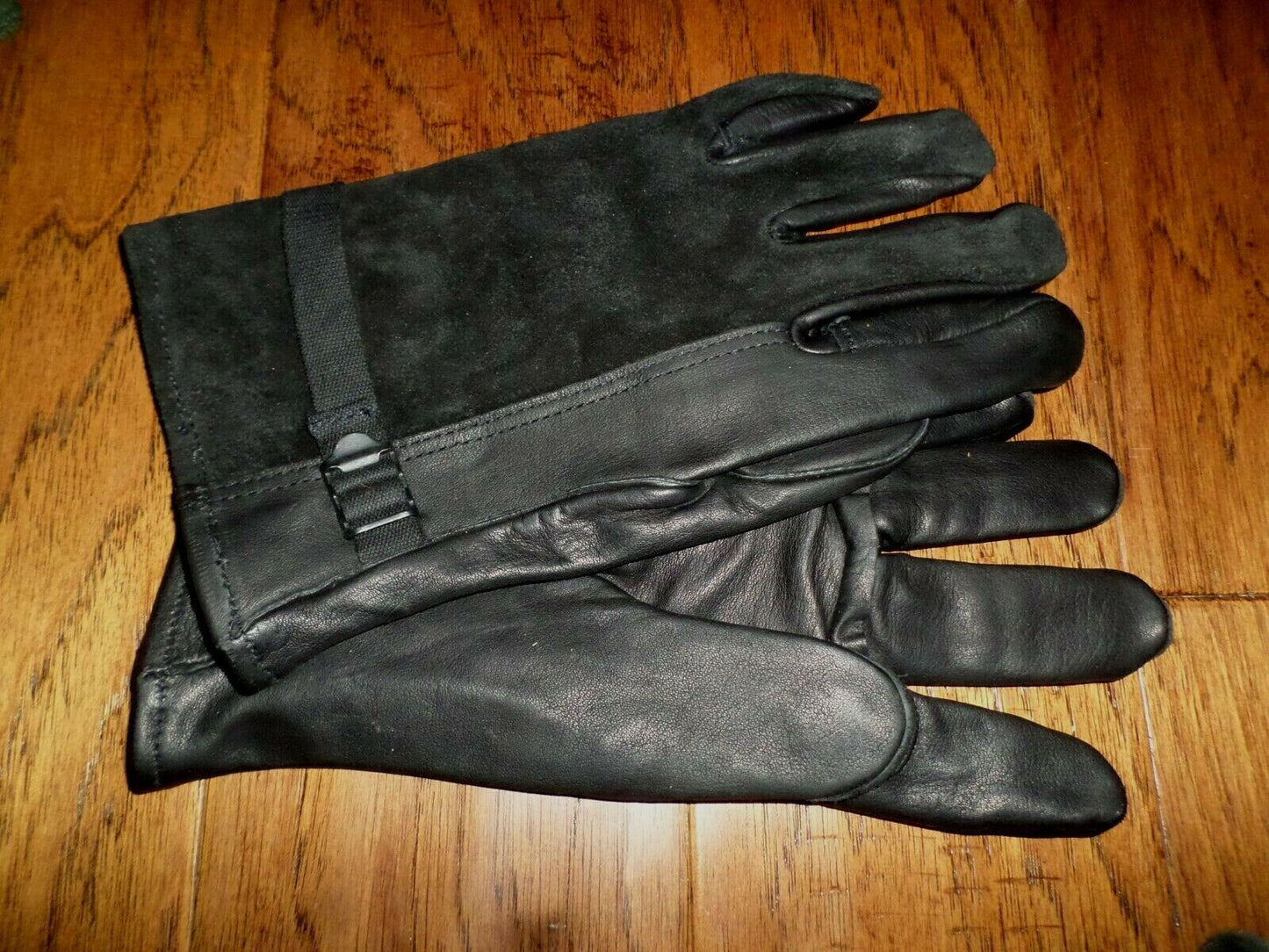 MILITARY USMC STYLE D-3A LEATHER GLOVES COLD WET WEATHER SIZE 4 MEDIUM W/LINER