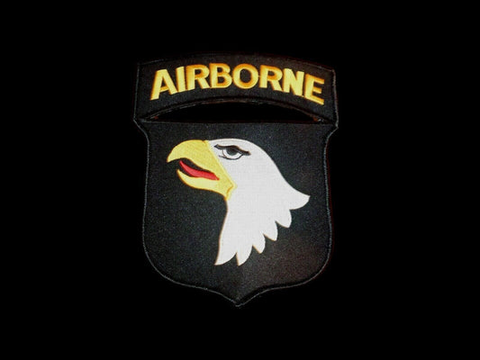 U.S MILITARY ARMY 101st AIRBORNE SCREAMING EAGLES OVERSIZE BACK PATCH 7"X 5" 1/2