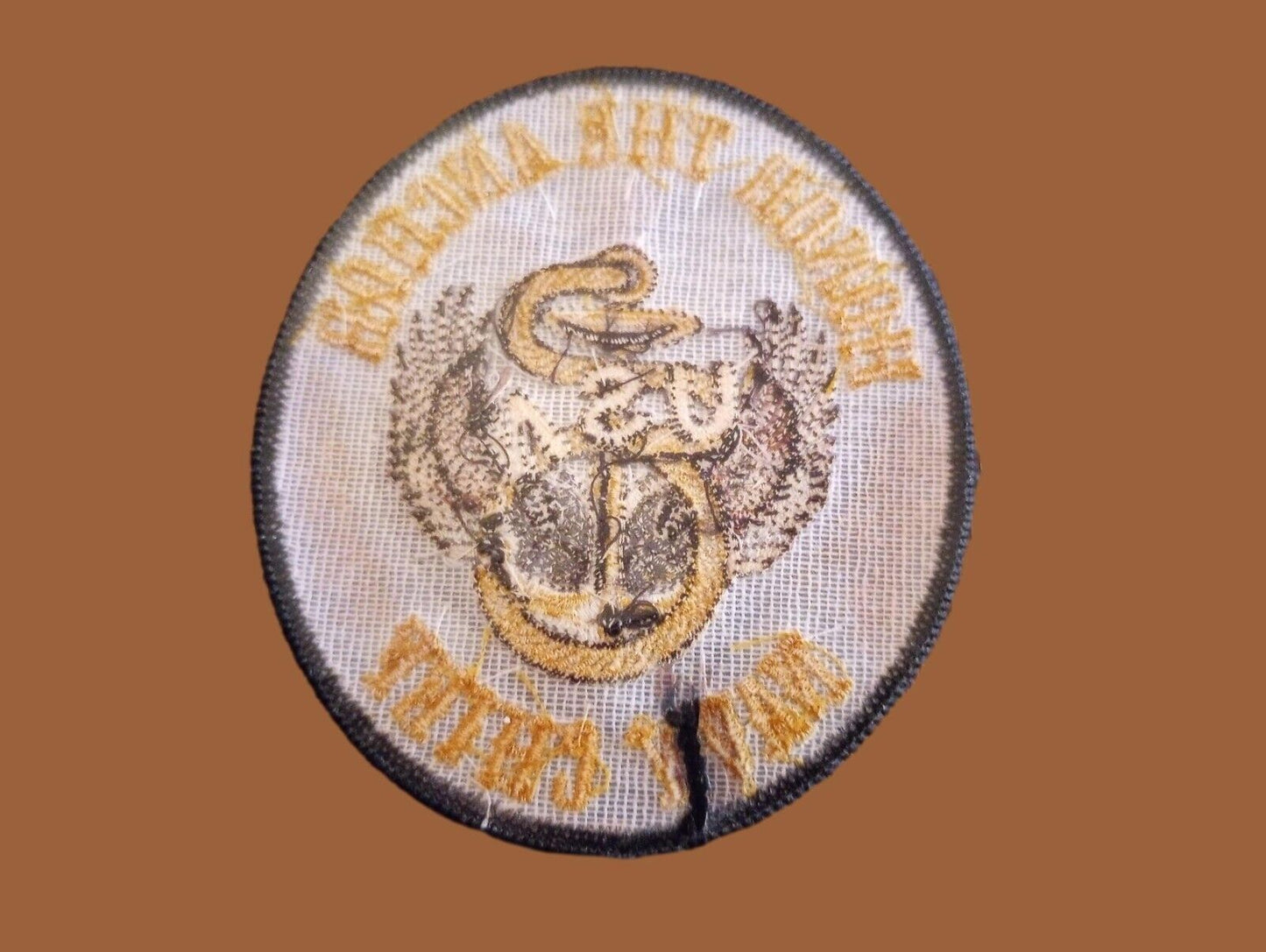 U.S NAVY CHIEF HONOR THE ANCHOR EMBROIDERED PATCH MILITARY NEW 4"