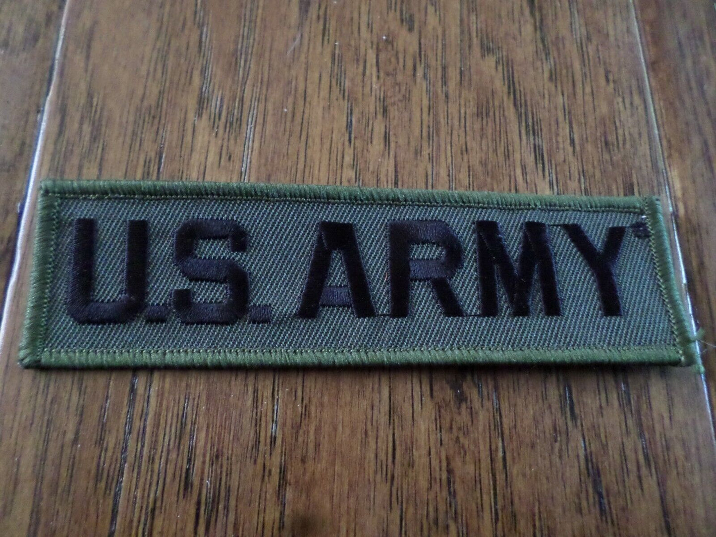 Galls Standard Embroidered Namestrip (unapplied) in Olive Green | TAPE-OD Not Applied