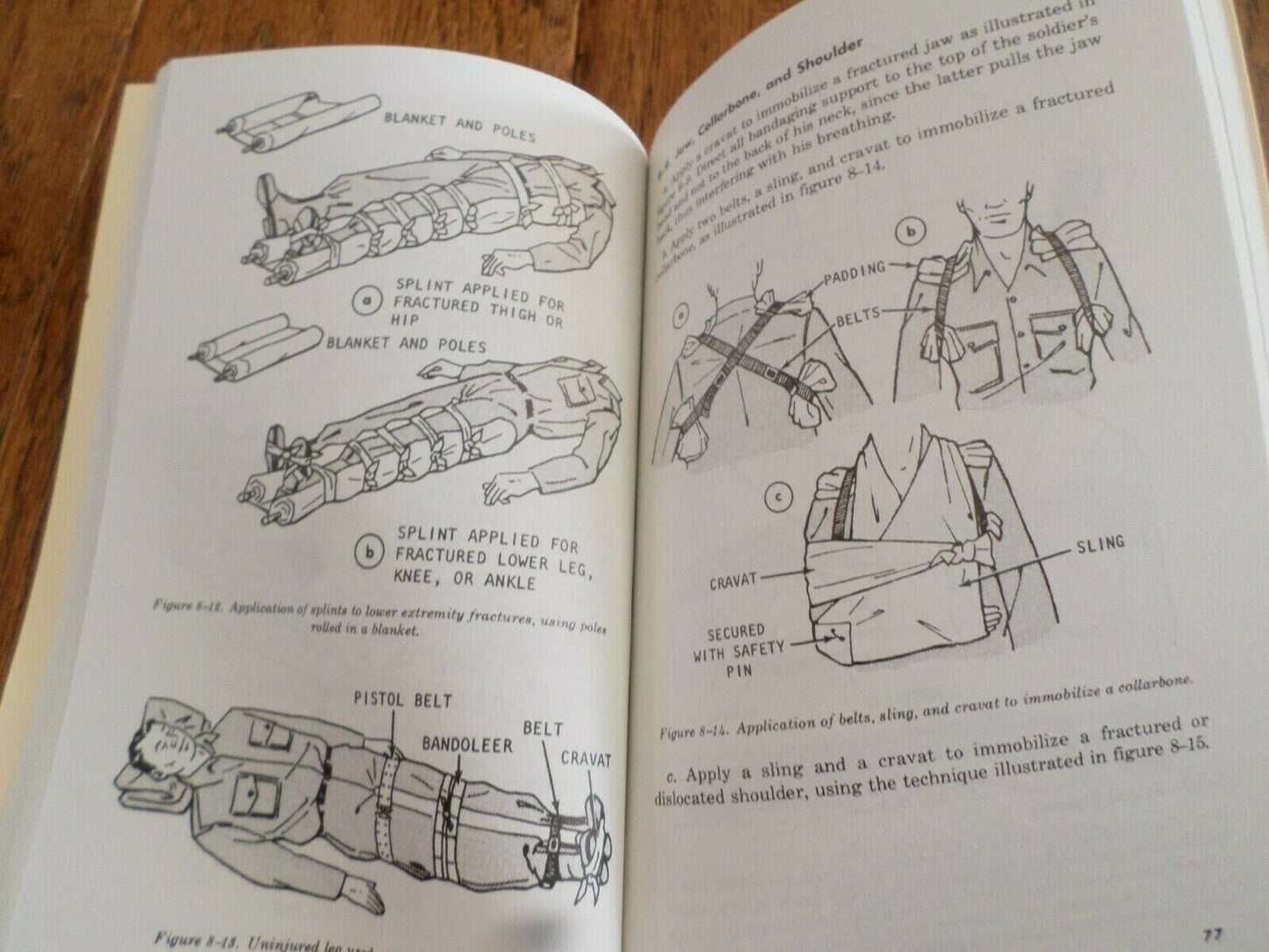 U.S ARMY MEDIC FIRST AID FOR SOLDIERS HANDBOOK GUIDE ON EMERGENCIES BOOK