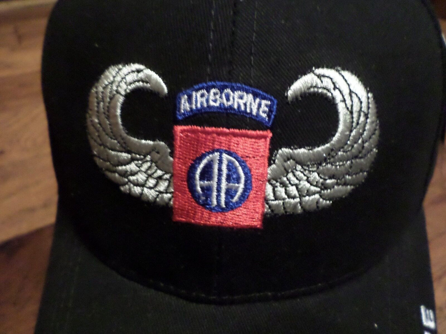 NEW U.S.MILITARY ARMY 82ND AIRBORNE HAT EMBROIDERED JUMP WINGS BALL CAP