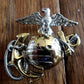 U.S MARINE CORPS EGA LAPEL HAT PIN USMC EAGLE GLOBE & ANCHOR CAP INSIGNIA LEFT