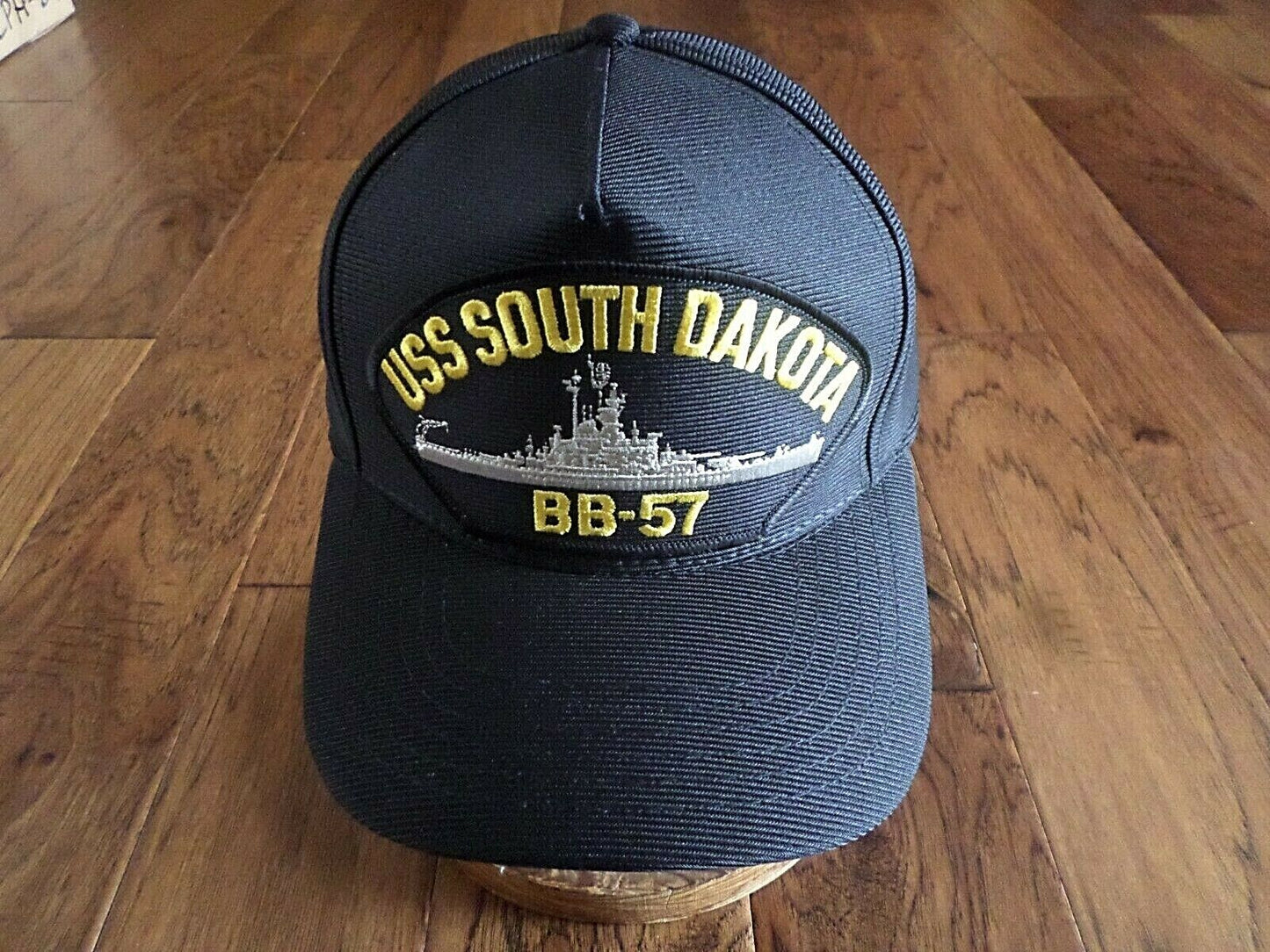 USS SOUTH DAKOTA BB-57 U.S NAVY SHIP HAT OFFICIAL U.S MILITARY BALL CAP USA MADE