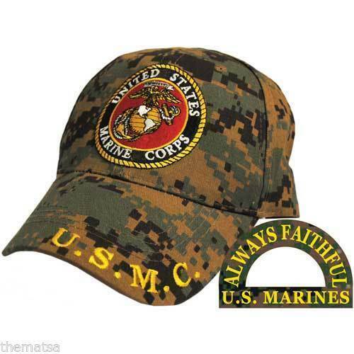 U.S Military Marine Corps EGA Embroidered USMC Licensed Baseball Hat Cap