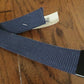 MILITARY ISSUE BLUE WEB BELT BLACK TIP NAVY OR AIR FORCE TROUSER BELT USA MADE
