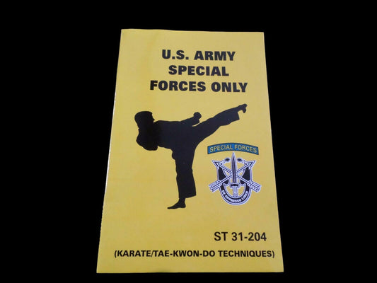 U.S ARMY SPECIAL FORCES HANDBOOK HAND TO HAND FIGHTING KARATE TAE-KWON-DO