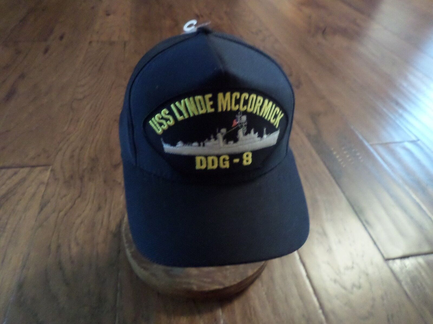 USS LYNDE MCCORMICK  DDG-8  U.S NAVY SHIP MILITARY BALL CAP HAT BASEBALL STYLE