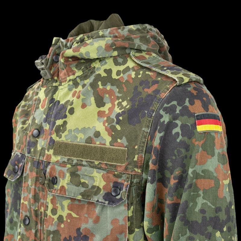 NEW GERMAN FLECKTARN PARKA JACKET FLECK CAMOUFLAGE ARMY ISSUE COAT XXL LONG