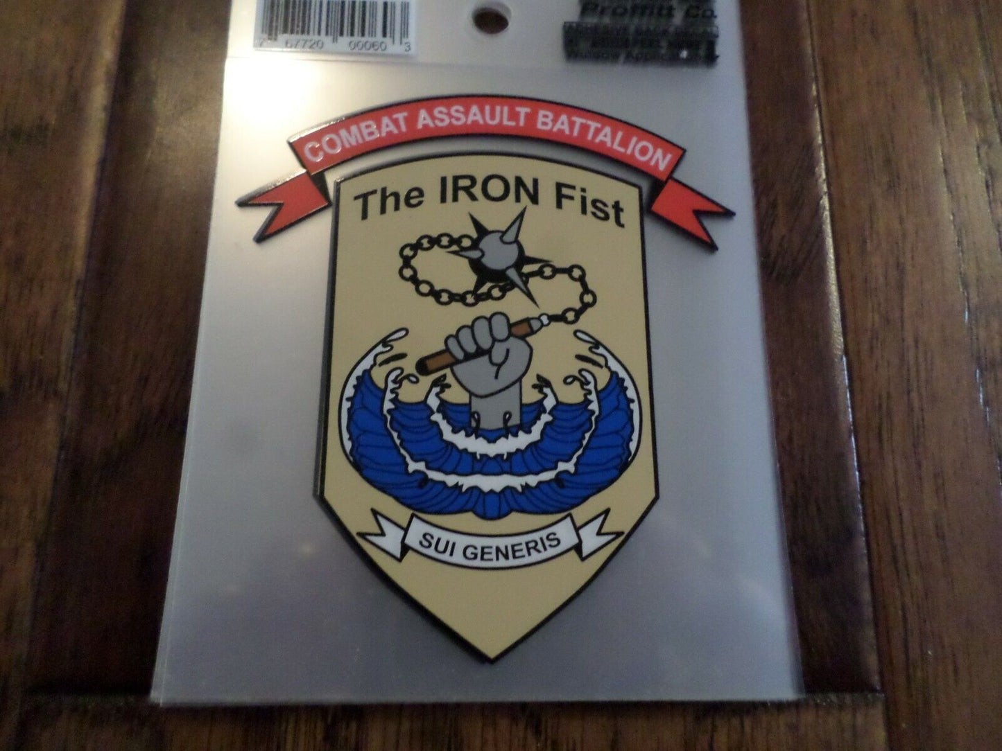 MARINE CORPS COMBAT ASSAULT BATTALION THE IRON FIST WINDOW DECAL 3RD USMC