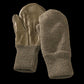 SWISS MILITARY WOOL MITTENS ARMY COLD WEATHER LEATHER PALMS SURPLUS