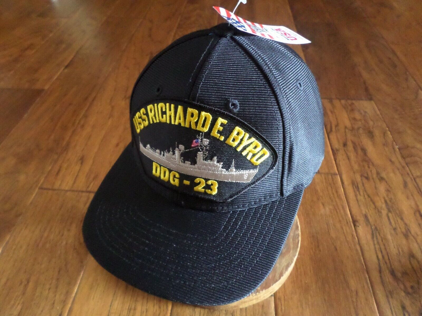 USS RICHARD E. BYRD DDG-23 NAVY SHIP HAT U.S MILITARY OFFICIAL BALL CAP U.S.A