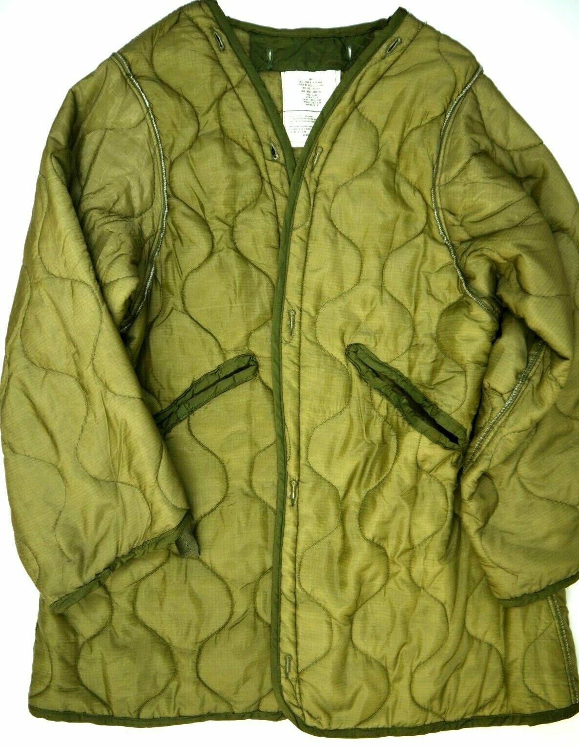 ARMY NIGHT DESERT FISHTAIL PARKA JACKET LINER QUILTED GENUINE GI MILITARY ISSUE