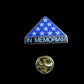 U.S MILITARY IN MEMORIAM HAT PIN BADGE IN MEMORY POLICE SERVICE HAT PIN LAPEL