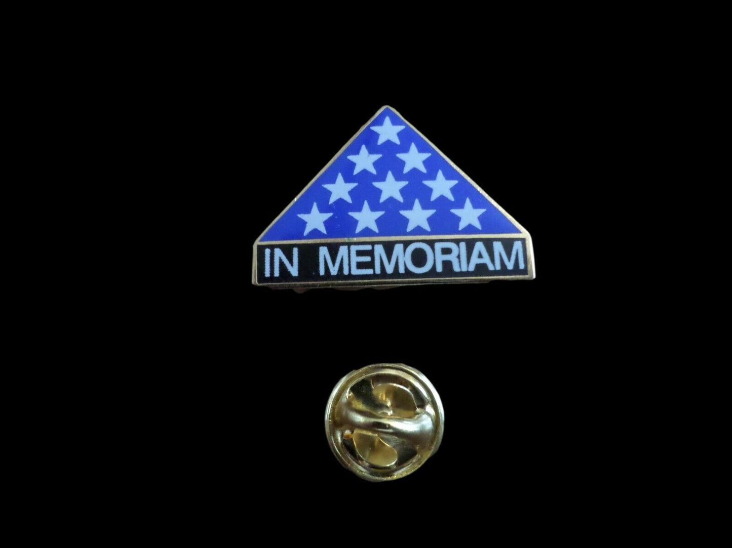 U.S MILITARY IN MEMORIAM HAT PIN BADGE IN MEMORY POLICE SERVICE HAT PIN LAPEL