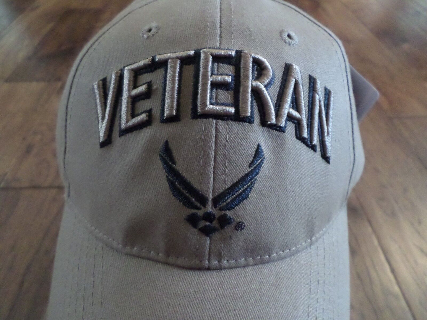 NEW U.S AIR FORCE VETERAN COYOTE BROWN HAT 3D EMBROIDERED OFFICIAL BALL CAP