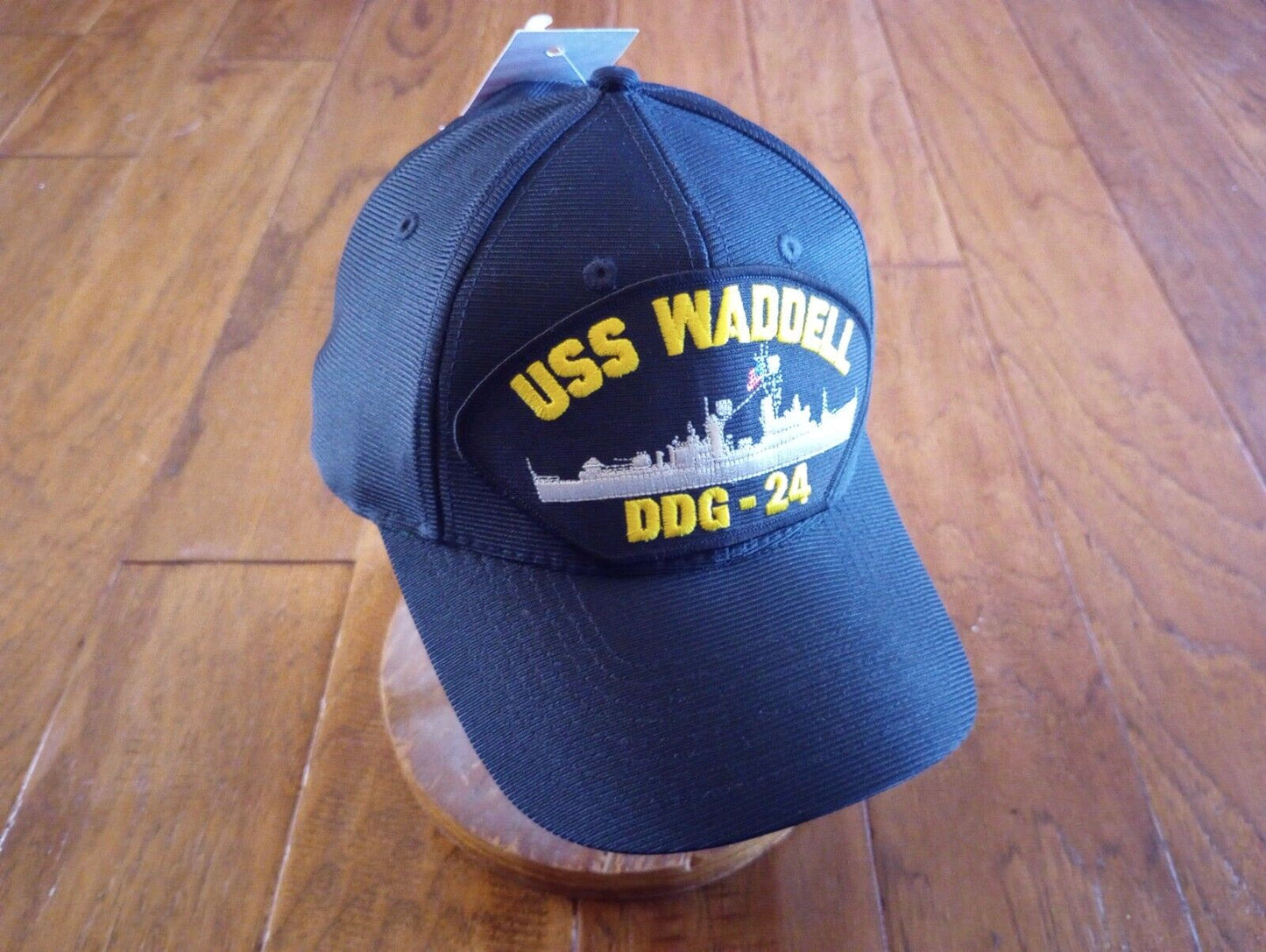 USS WADDELL DDG-24 NAVY SHIP HAT U.S MILITARY OFFICIAL BALL CAP U.S.A  MADE