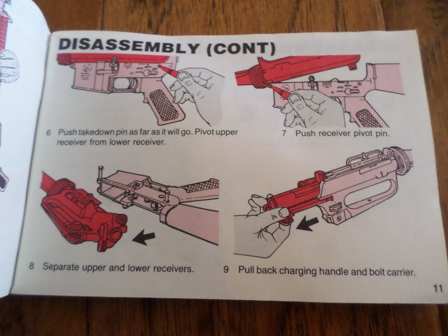 M16A2  5.56-MM Rifle Manual & Components list Handbook