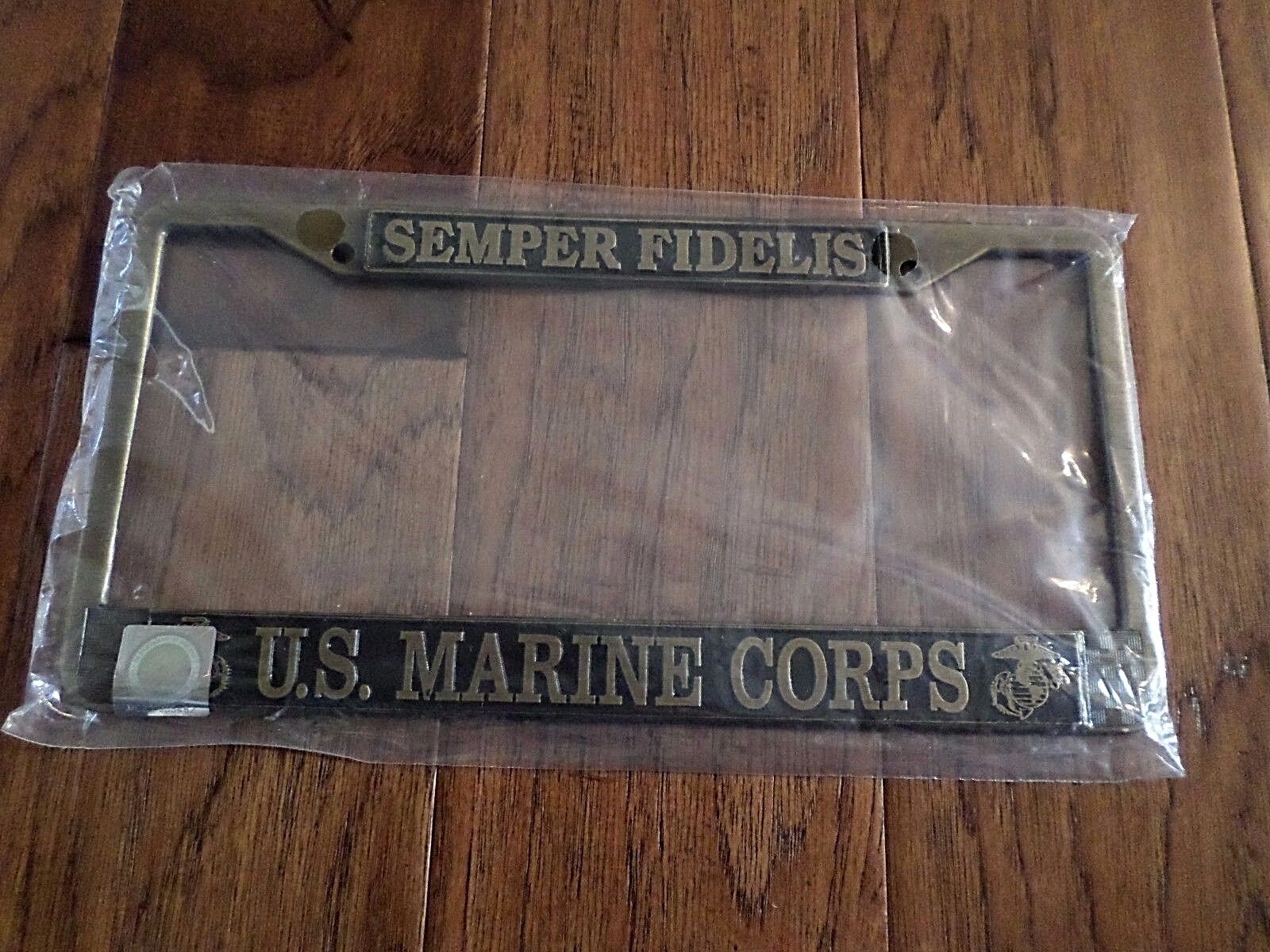 Marine Corps Semper Fi License Plate Frame - Officially Licensed Tag Holder