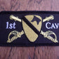 U.S MILITARY ARMY 1ST CAVALRY HAT ARM PATCH 3 3/4" X 2 " INCHES 1ST CAV