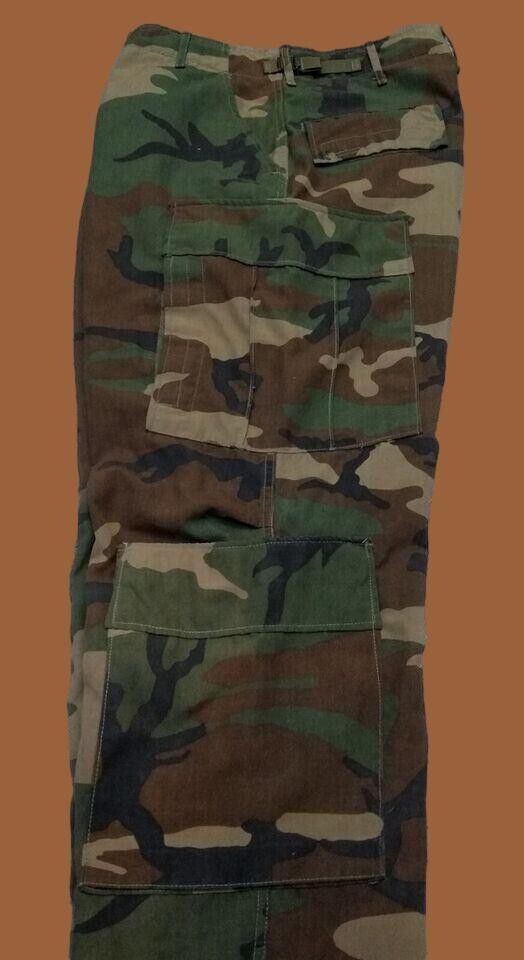 U.S MILITARY AIRCREW COMBAT PANTS WOODLAND CAMOUFLAGE BDU TROUSER CAMOUFLAGE