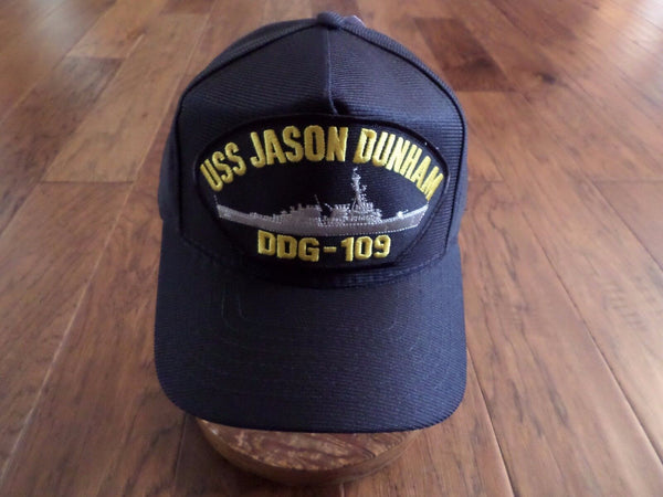 USS JASON DUNHAM DDG-109 NAVY SHIP HAT U.S MILITARY OFFICIAL BALL CAP ...